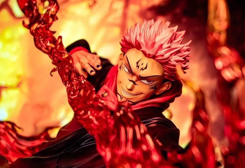 Figura Jujutsu Kaisen Ryomen Sukuna / Itadori Yuji 32 cm – Edición Colección - Imagen 6