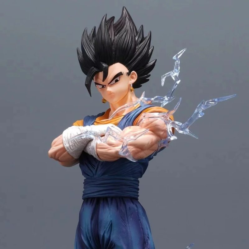 Figura Vegetto Dragon Ball 30 cm – Super Saiyan & Blue con Piezas Intercambiables - Imagen 11