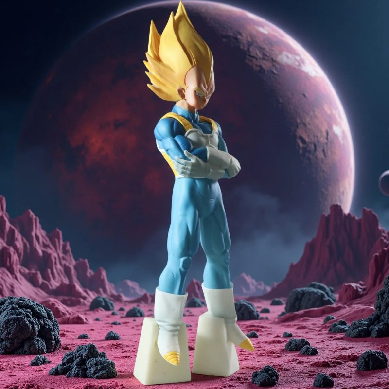 Figura Vegeta Super Saiyan 28 cm Dragon Ball Z – Modelo PVC Colección - Imagen 6