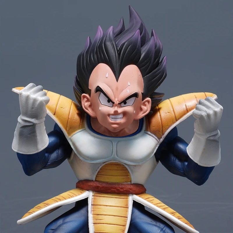 Figura Dragon Ball Z Vegeta 22 cm – Forma Furiosa con Aura de Energía Violeta PVC - Imagen 6