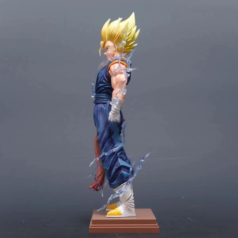 Figura Vegetto Dragon Ball 30 cm – Super Saiyan & Blue con Piezas Intercambiables - Imagen 10