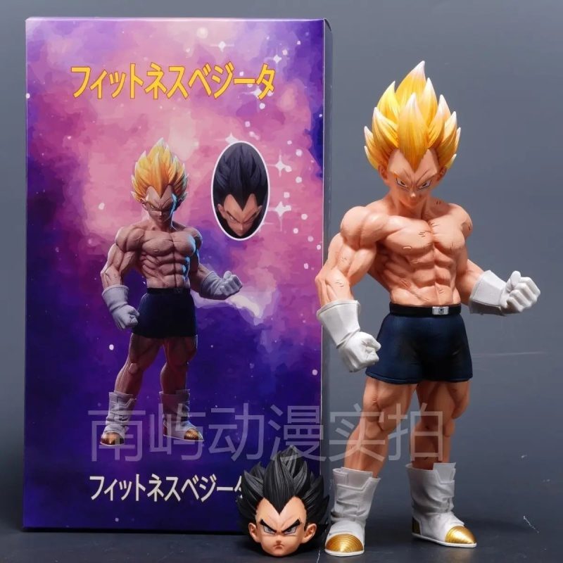 Figura Vegeta Entrenamiento por Gravedad 20 cm – 2 Versiones Dragon Ball Z PVC - Imagen 6