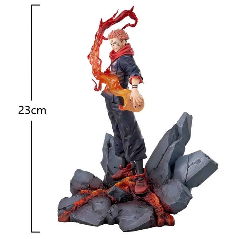 Figura Ryomen Sukuna 18 cm Jujutsu Kaisen – Efectos de Llamas Realistas PVC - Imagen 7