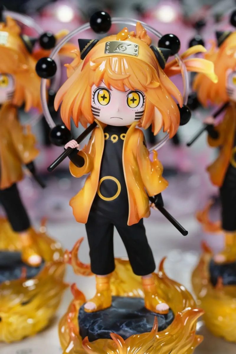 Figura Anya Forger Cosplay Naruto Kurama 22 cm – Modelo Kawaii Colección PVC - Imagen 4