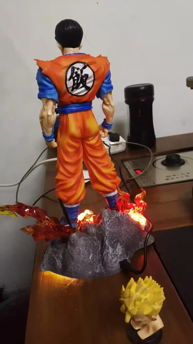 Figura Dragon Ball Z – Future Gohan 30 cm | Doble Cabeza Super Saiyan – Edición PVC con Caja - Imagen 7