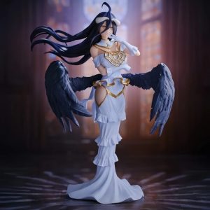Figura Overlord – Albedo 20 cm Edición Especial con Vestido Blanco | Guardiana Real de Nazarick